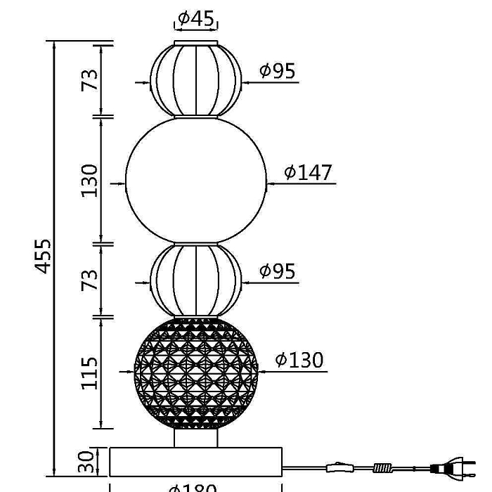 Maytoni MOD301TL-L18G3K1