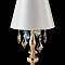 Настольная лампа Crystal Lux MERCEDES LG1 GOLD/COLOR