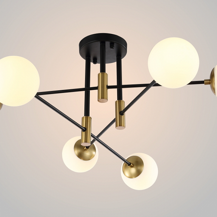 Светильник Crystal Lux FIDEL PL6 BLACK