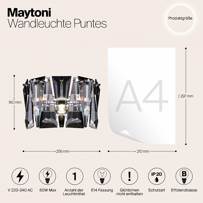 Бра Maytoni MOD043WL-01CH