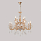 Crystal Lux ELIZABETH SP8+4 BRASS