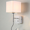 Бра Crystal Lux PACO AP2 CHROME/WHITE